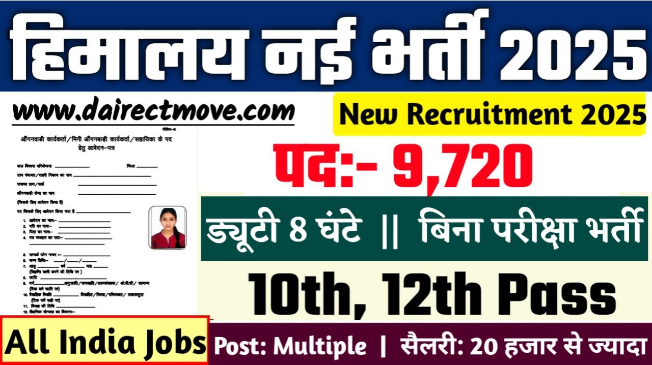 Himalaya Recruitment 2025- हिमालय भर्ती 2025, Authoritative Notice Out